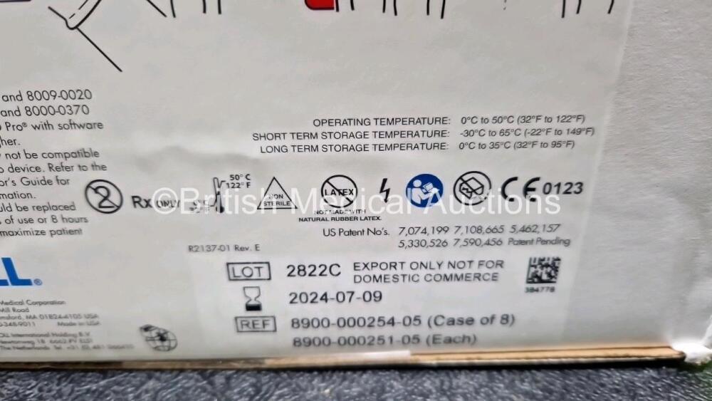 8 x Zoll One Step CPR A/A Multi Function Electrode Packs *Exp 07