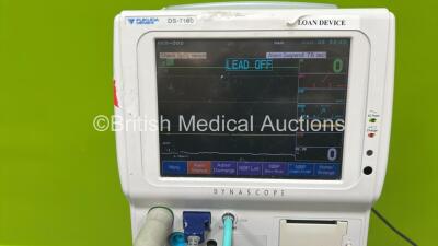 1 x Fukuda Denshi DS-7100 Patient Monitor on Stand and 1 x Fisher&Paykel Airvo 2 Humidifier (Both Power Up) *160817033417 / 50002540* - 2