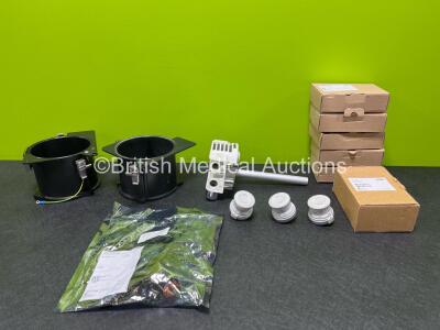 Job Lot of Various Accessories / Parts Including Drager O2 Sensor, 5 x Flowmeters and Pedal Brake