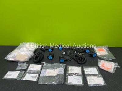 Job Lot of Various Drager Accessories / Parts and 6 x Oxygen Sensors