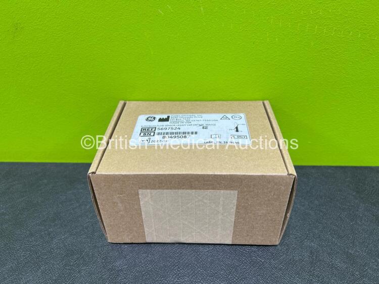 GE Datex-Ohmeda Flow Sensor REF 5697524 in Box (Sealed Box) *Mfd 2022*