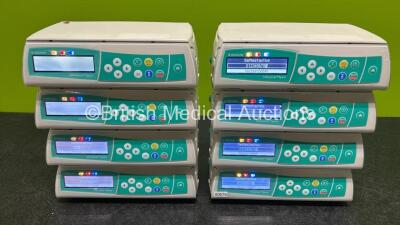 8 x B.Braun Infusomat Space Infusion Pumps (All Power Up) *662385 / 664764 / 709015 / 685191 / 644095 / 673159 / 673082 / 658170*