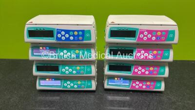 8 x B.Braun Infusomat Space Infusion Pumps (All Power Up) *658201 / 637673 / 662288 / 644148 / 379438 / 379403 / 379383 / 379393*