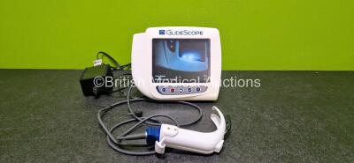 GlideScope Video Monitor with 1 x Handpiece and 1 x Power Supply (Powers Up and Loose Casing - See Photos)