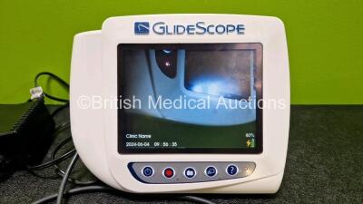 GlideScope Video Monitor with 1 x Handpiece and 1 x Power Supply (Powers Up and Loose Casing - See Photos) - 3