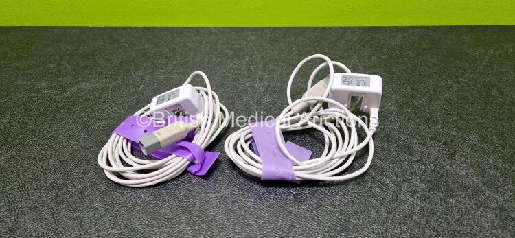 2 x Philips M2501A Capnostat Sensors