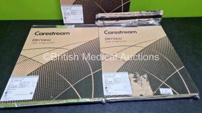 3 x Carestream DryView Laser Imaging Films Ref 1196740 35 x 43cm *All Expired* - 3