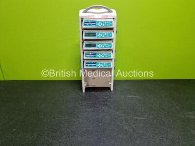 Job Lot Including 8 Bay B.Braun Space Station (Powers Up) with 5 x B.Braun Infusomat Space Infusion Pumps (4 x Power Up)