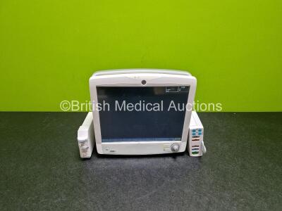 GE B650 Carescape Patient Monitor *Mfd 2014* (Powers Up) with 1 x GE E-MINIC-00 Gas Module *Mfd - 2014* with D-fend Pro Water Trap and GE E-PSMP-01 Module *Mfd - 2017* with ECG, SpO2, T1, T2, P1, P2 and NIBP Options *SN 7109527 / 8015211 / SEW1422911HA*