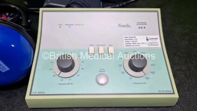 Kamplex KS 8 Screening Audiometer (Powers Up) in Case with Power Supply and Headphones *SN SN112130* - 2