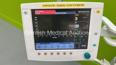 Datex-Ohmeda Aespire View Anaesthesia Machine Software Version 06.30 with Bellows, Absorber and Hoses (Powers Up) *S/N APHT00446* - 2