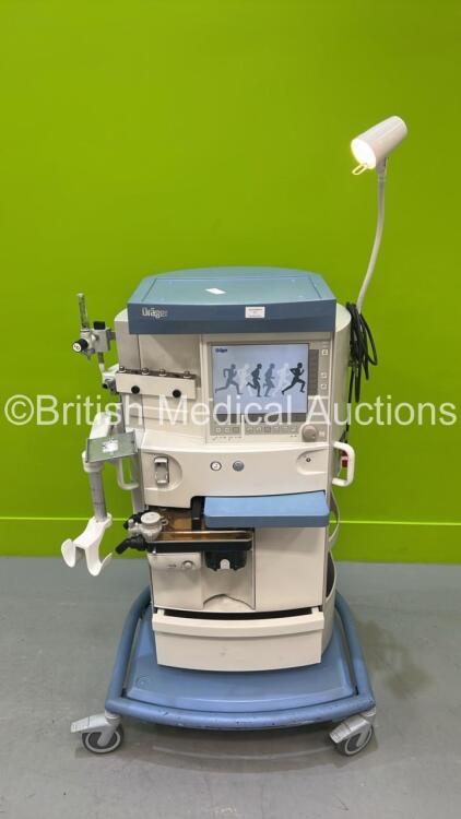 Drager Primus Anaesthesia Machine Software Version 4.50.00 - Total Operating Hours Mixer 81693 - Ventilator 15413 with Bellows and Hoses (Powers Up) *S/N ARWL-0133*