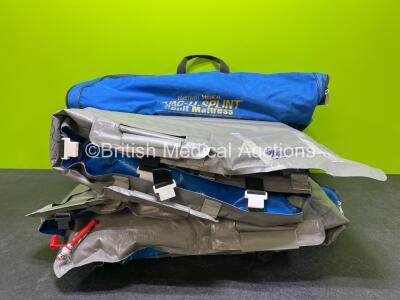 2 x Hartwell Medical Evac-U-Splint Adult Mattresses in 2 x Carry Bags