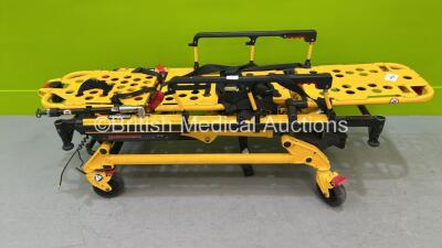 Stryker Power Pro TL Electric Ambulance Stretcher (Powers Up with Donor Battery - No Battery Included - Controlling Point Damaged - See PIctures) *S/N 1810003700008*