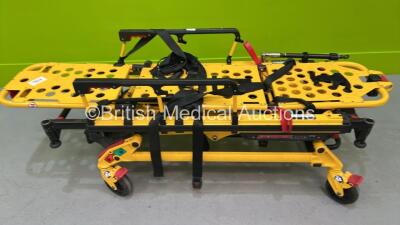 Stryker Power Pro TL Electric Ambulance Stretcher (Powers Up with Donor Battery - No Battery Included - Controlling Point Damaged - See PIctures) *S/N 1810003700008* - 3