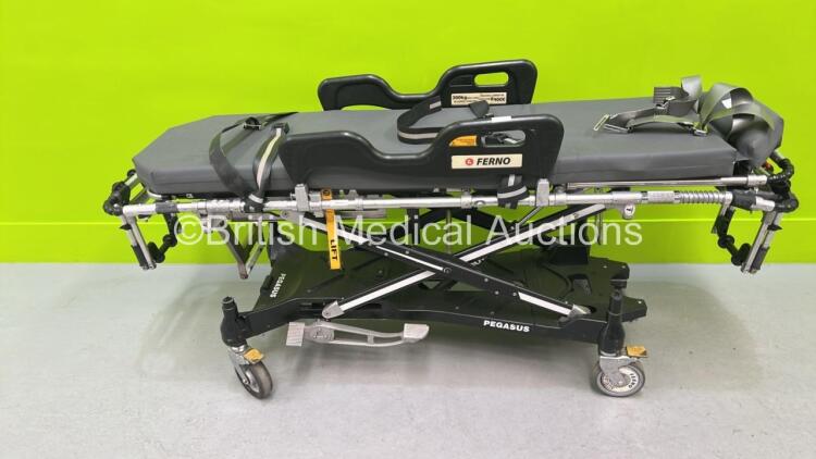 Ferno Pegasus Hydraulic Ambulance Stretcher with Mattress (Hydraulics Tested Working) *S/N PEG5665*