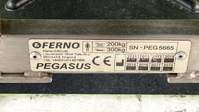 Ferno Pegasus Hydraulic Ambulance Stretcher with Mattress (Hydraulics Tested Working) *S/N PEG5665* - 3