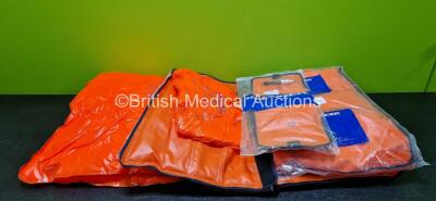 Job Lot Including 4 x Hartwell Medical Fasplints (1 xL, 2 x M & 1 x S) and 5 x Spencer ResQ Splints (2 x L, 2 x M & 2 x S)