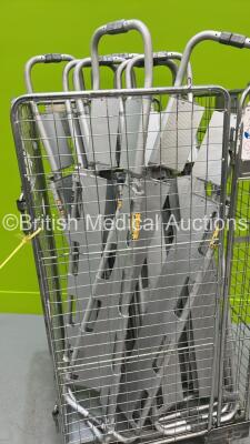 9 x Aluminium Scoop Stretchers (Cage Not Included) - 2