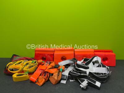 Job Lot of Various Belts, Straps and 8 x Head Blocks