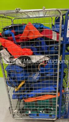 Cage of Mixed Ambulance Equipment Including Bags and Splints (Cage Not Included) - 2