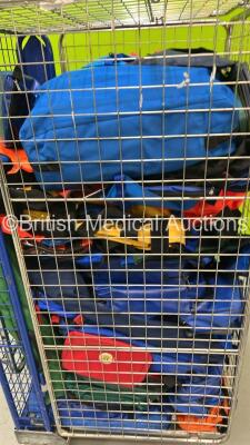 Cage of Mixed Ambulance Equipment Including Bags and Splints (Cage Not Included) - 3