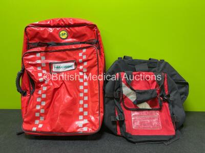 Job Lot Including 1 x SP Services Parabag Rucksack and 1 x Ambulance Carry Bag