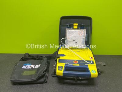 Job Lot Including 1 x Cardiac Science Powerheart AED G3 Defibrillator Including 1 x LiSO2 Battery in Carry Case (Powers Up) and 1 x Zoll AED Plus Carry Bag