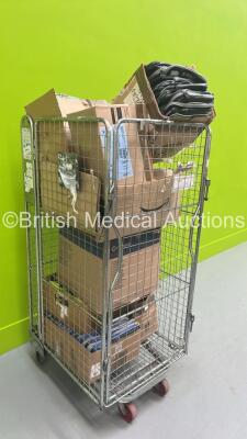 Cage of Ambulance Bags Including Cardiac and Fluids/Infusion (Bags Damaged - Cage Not Included) - 2