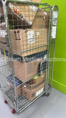 Cage of Ambulance Bags Including Cardiac and Fluids/Infusion (Bags Damaged - Cage Not Included) - 3