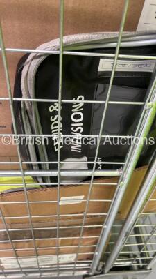 Cage of Ambulance Bags Including Cardiac and Fluids/Infusion (Bags Damaged - Cage Not Included) - 4