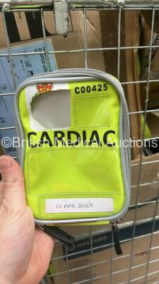 Cage of Ambulance Bags Including Cardiac and Fluids/Infusion (Bags Damaged - Cage Not Included) - 5