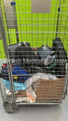 Job Lot Including Zoll AEDPRO Defibrillator Cases and Various Electrode Packs (Cage Not Included) - 4