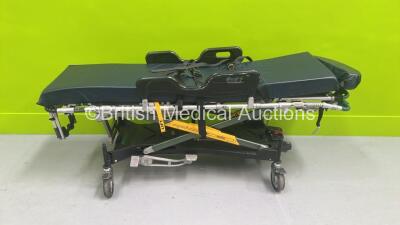 Ferno Pegasus Hydraulic Ambulance Stretcher with Mattress and Straps (Hydraulics Tested Working) *S/N PEG1945*