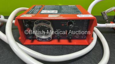 3 x Smiths Pneupac paraPAC 200D Ventilators with Hoses *MR Compatible* - 3