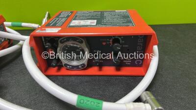 3 x Smiths Pneupac paraPAC 200D Ventilators with Hoses *MR Compatible* - 4