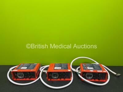 3 x Smiths Pneupac paraPAC 200D Ventilators with Hoses *MR Compatible*