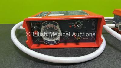 3 x Smiths Pneupac paraPAC 200D Ventilators with Hoses *MR Compatible* - 2