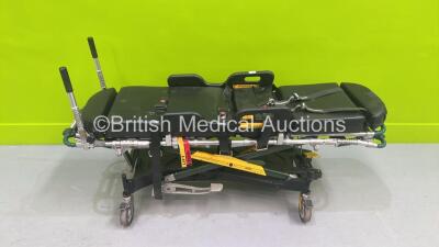 Ferno Pegasus Hydraulic Ambulance Stretcher with Mattress and Straps (Hydraulics Tested and Weak in Operation) *S/N PEG4480* - 2