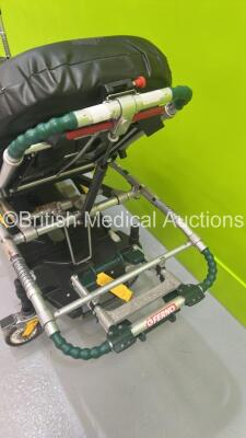 Ferno Pegasus Hydraulic Ambulance Stretcher with Mattress and Straps (Hydraulics Tested and Weak in Operation) *S/N PEG4480* - 6