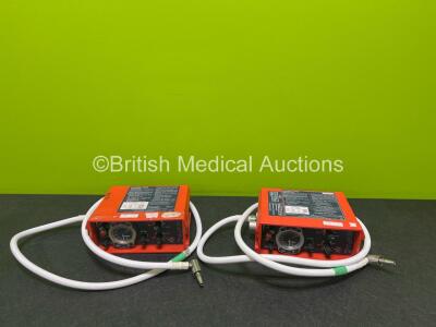 2 x Smiths Pneupac paraPAC 200D Ventilators with Hoses *MR Compatible*