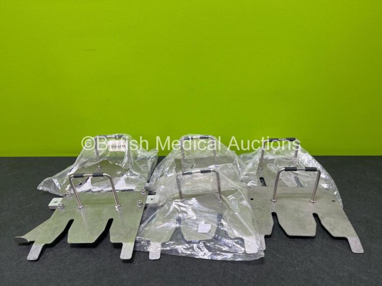 6 x Smiths Pneupac paraPAC Ventilator Mounting System Brackets