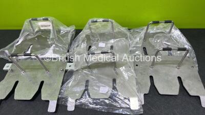 6 x Smiths Pneupac paraPAC Ventilator Mounting System Brackets - 2