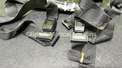 Job Lot Including 1 x Hartwell Medical Medium Evac-U-Splint and 2 x Ferno Ambulance Stretcher Patient Harnesses - 4