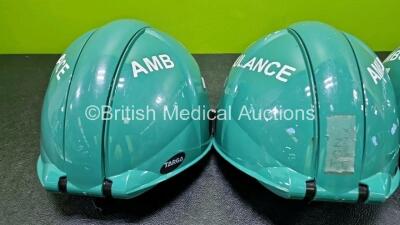 4 x Ambulance Safety Helmets - 9