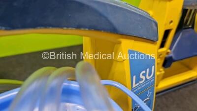 3 x Laerdal LSU Suction Units Including 3 x NiMH Batteries and 3 x Suction Cups and Lids (All Power Up andAll Damaged Casings - See Photos) - 9