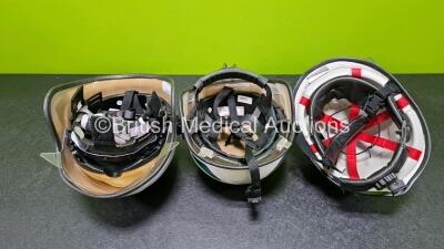 3 x Ambulance Safety Helmets - 7