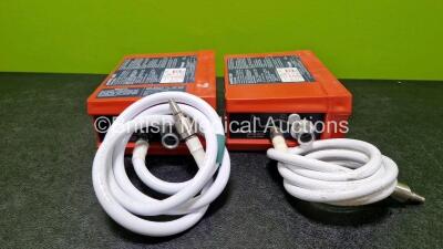 2 x Smiths Pneupac paraPAC 200D Ventilators with Hoses *MR Compatible* - 8