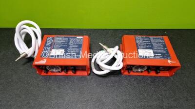 2 x Smiths Pneupac paraPAC 200D Ventilators with Hoses *MR Compatible* - 2