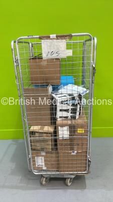 Cage of Mixed Consumables Including Covidien Shiley Oral/ Nasal Tracheal Tubes, Smiths Medical Level 1 Snuggle Warm Patient Warming Blankets and Mistral-Air Forced Air Warming Blanket (Cage Not Included - Out of Date)